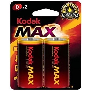 Kodak Alkaline Max D 2ks 887930952841