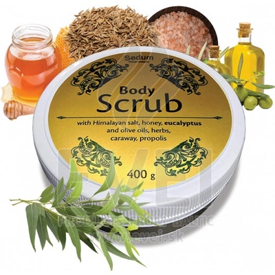 Sedum telový peeling Eukalyptus s himalájskou soľou 400 g