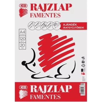 ICO Сюни: Бездървени чертежни листове a4 в класьор - 20 бр (7510044003)