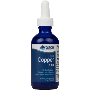 Trace Minerals Ionic Copper, Йонизирана мед, 3 mg, 59 ml