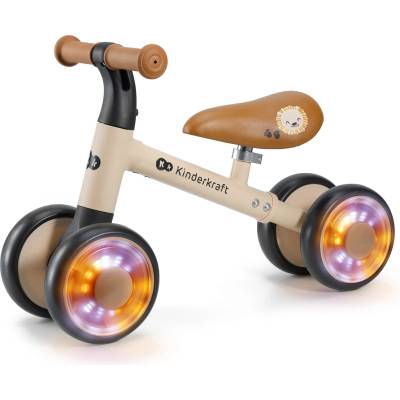 KinderKraft Cutie Flash Баланс колело с LED колела - Бежов (KRCUFL00BEG0000)