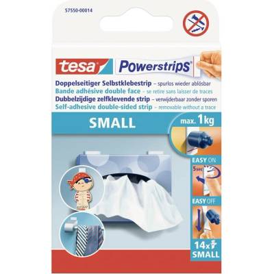 tesa POWERSTRIPS® Small tesa® Powerstrips® Small 14 ks. biela Množstvo: 14 ks