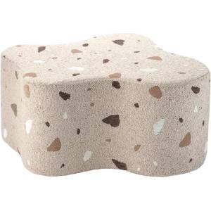 Wigiwama Светлокафяв детски пуф от букле и шенил Terrazzo Cloud - Wigiwama (W598895)