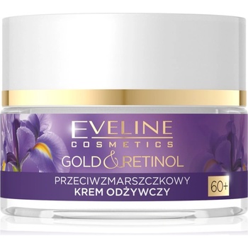 Eveline Cosmetics Gold & Retinol интензивно подхранващ крем против бръчки 60+ 50ml