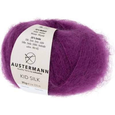Pletací příze Austermann Kid Silk Barva: 17 BROMBEER