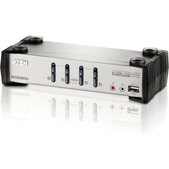 ATEN Kvmp превключвател aten - cs1734b, 4-портов, ps/2-usb, vga (aten-cs1734b-a7-g)