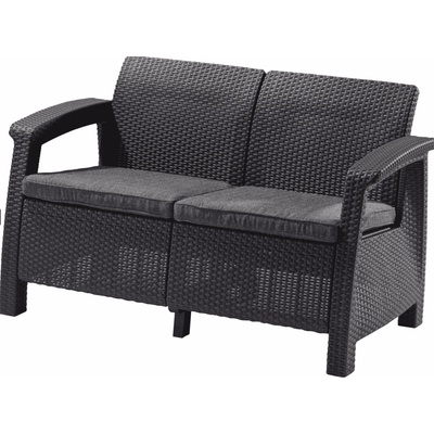 KETER pohovka GREEK LOVE SEAT | grafit