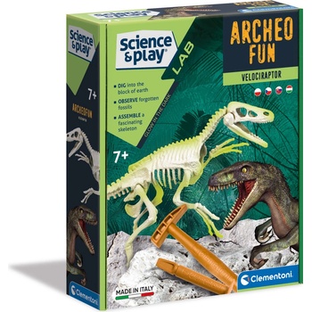 Clementoni Vykopávky Velociraptor
