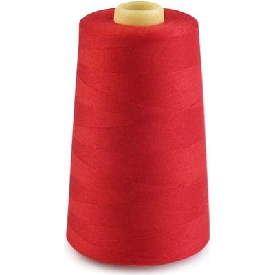 Polyesterové nitě pro overlocky i klasické šití návin 5000 yards PES 40/2 572 Poppy Red