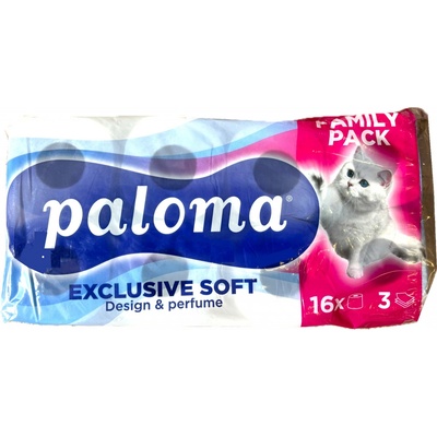 Paloma Exclusive Family pack 3-vrstvý 16 ks