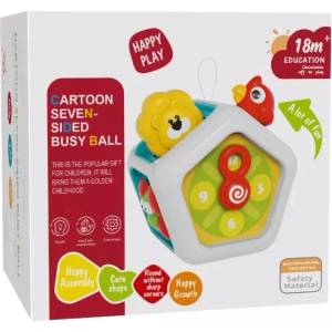 Man Yuk Toys Сензорна образователна бебешка играчка - 7 страници (368-73)