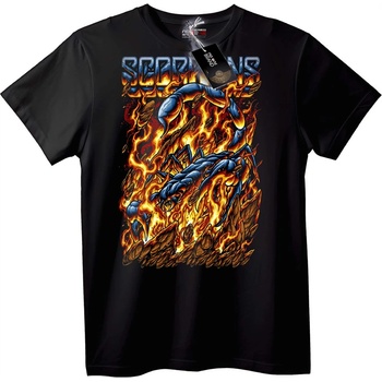NOONEBRAND Тениска Скорпион с Пламък - XL, White