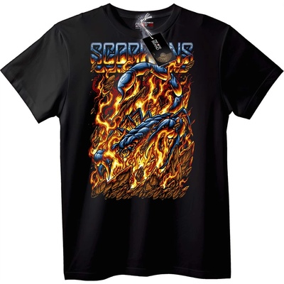 NOONEBRAND Тениска Скорпион с Пламък - XL, White