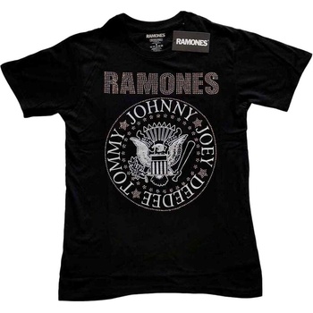 Ramones Риза Presidential Seal Embellished Unisex Black S (RATS56MB01)