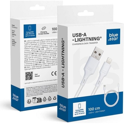 Blue Star Dc-001Al2.4 USB A na Lightning 2,4A 1m bílý