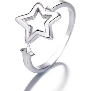 Silenti Jewelry Сребърен пръстен "Зорница" - 8 - 57мм (18.1мм диам. )