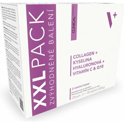 Clinical Collagen+k.Hyal.+vit.C&Q10 jahoda 60 x 8.8 g