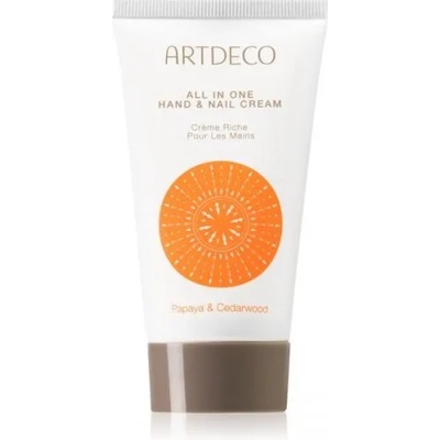 ARTDECO All in One Hand & Nail Cream - Крем за ръце и нокти папая и кедър 75мл