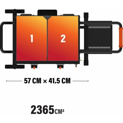 Přenosný Blackstone 22" s víkem a skládacími nohami