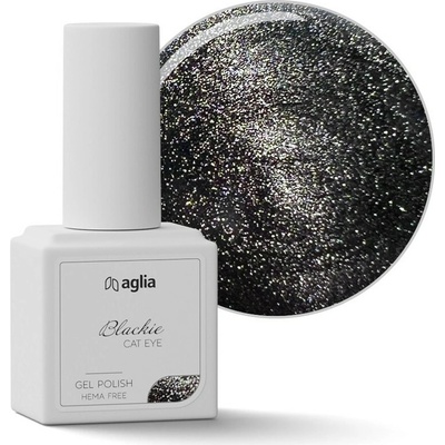 AGLIA BLACKIE Cat Eye magnetický gel lak na nehty 8 ml