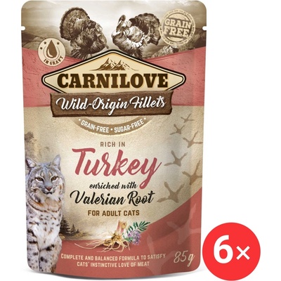 Carnilove Cat Turkey Enriched & Valerian 6 x 85 g