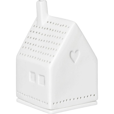 räder Porcelánová lucerna House with Heart, bílá barva, porcelán