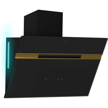 Klarstein Абсорбатор Alina, EEK A, Touch, LED осветление, Извличане/рециркулация, 600 м³/ч (CGCH7_Alina_BK+Go_60) (CGCH7_Alina_BK+Go_60)