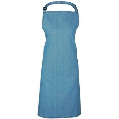 Premier Workwear Klasická zástěra za krk PR150 Blue Denim Pantone 2166C 72x86cm