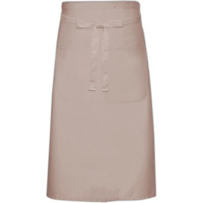 Link Kitchen Wear Kuchařská zástěra s kapsou X970T Sand 100x70cm