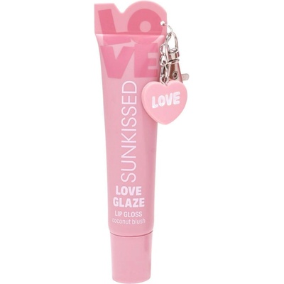 Sunkissed lesk na rty Love Glaze Lip Gloss Coconut Blush 15 ml