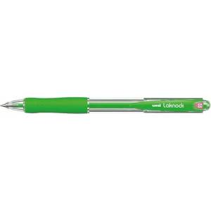uni Химикалка, 0, 3 мм, с бутон, UNI "SN-100 Laknock", зелена 790196000 (790196000)