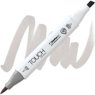 Lihová fixa TOUCH oboustranná Brush & Chisel, Warm grey 1 (WG1)