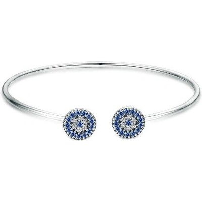 P&J Jewellery stříbrný náramek modré oko UNISBR12