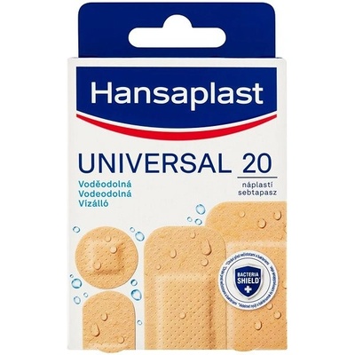 HANSAPLAST Universal vodoodolná náplasť 20 ks