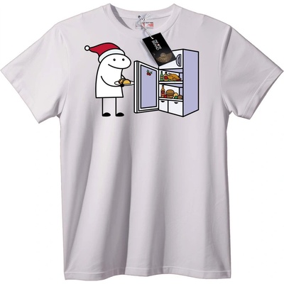 NOONEBRAND Тениска Коледно Пиршество в Хладилника - XL, Black