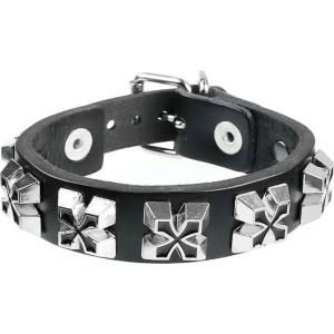 Leather & steel fashion Гривна кръст - lsf1 27