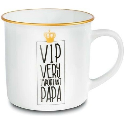 Nici VIP velmi důležitý otec bílý s metalickými vzory 400 ml