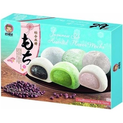 Szu Shen Po Rýžové koláčky Mochi mix tří příchutí 300 g