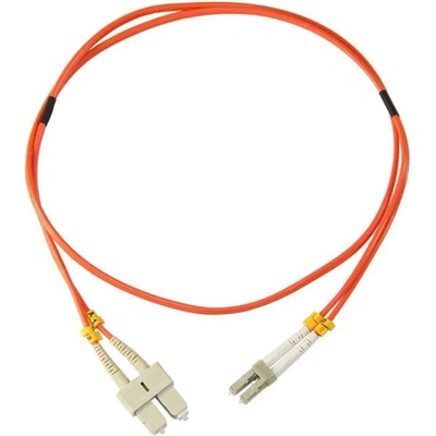 Conneu LC-SC дуплексна пач корда, мултимод OM2, 2 мм. , оранжева, Conneu (CNFJ-LCSCOM2DOR2mm-x)