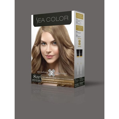 LILA Cosmetics Турска крем боя за коса Sea Color 8.00 Intense Light Blonde