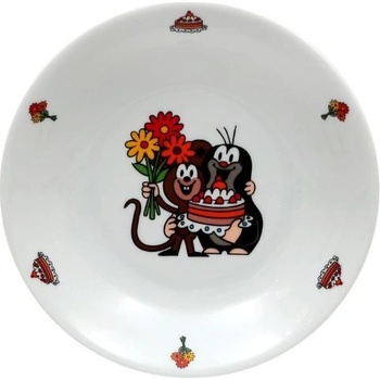 Thun 1794 Krteček a dort hluboký talíř 20 český porcelán