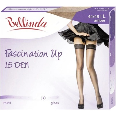 Bellinda Samodržící punčochy Fascination Up amber 15 DEN