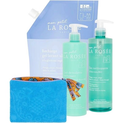 La Rosée Комплект Грижа за бебе, с несесер, 3 части