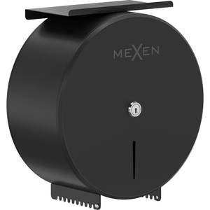 Mexen Spira-H+ държач за тоалетна хартия с рафт за телефон, черен мат - 70K561-70 (70K561-70)