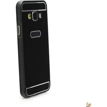 Image 1 of Samsung Метален бъмпер с гръб за Samsung Galaxy S6 Black