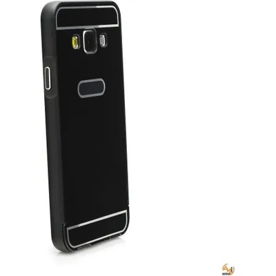 Samsung Метален бъмпер с гръб за Samsung Galaxy S6 Black