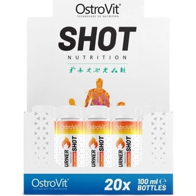 Ostrovit Fat burner shot bez kofeinu 2000 ml