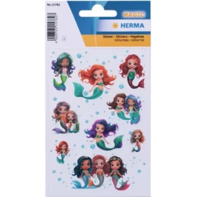 HERMA Херма: Магически русалки с блестящи фолио стикери (15782)
