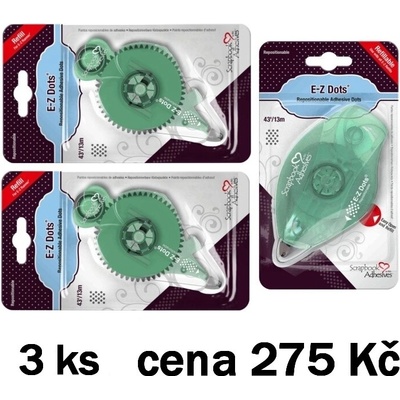 Scrapbook Adhesives Roller snímatelné lepidlo kapky 8 mm x 13 m