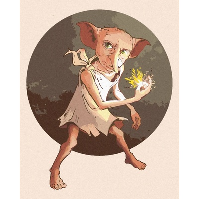 ZUTY Malování podle čísel DOBBY HARRY POTTER 40 x 50 cm